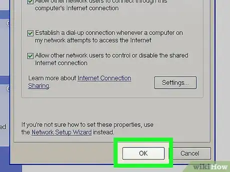 Image titled Set Up Internet Connection Sharing for Windows XP Step 7