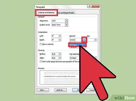 Image titled Indent the First Line of Every Paragraph in Microsoft Word Step 8