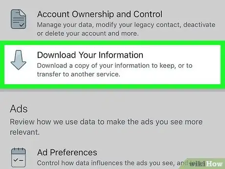 Image titled Download Your Facebook Data Step 16