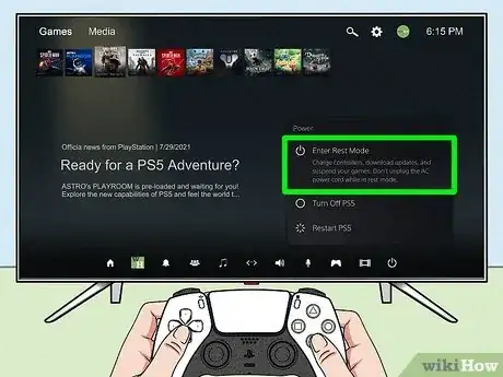 Image titled Put Ps5 in Rest Mode Step 3