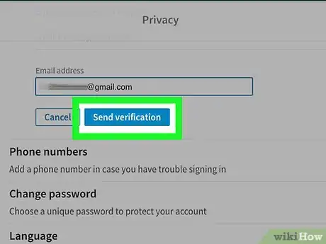 Image titled Change Your Email Address on Linkedin Step 20