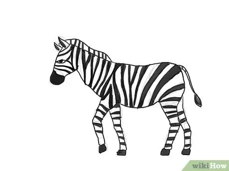 Image titled Draw a Zebra Step 23