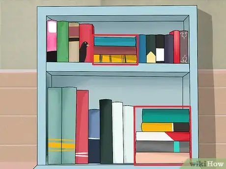 Image titled Declutter a Bookshelf Step 14