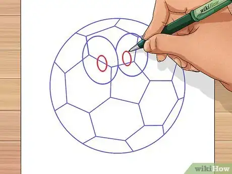 Image titled Draw a Soccer Ball Step 15