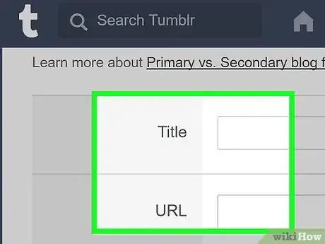 Image titled Make a Secondary Blog on Tumblr Step 6