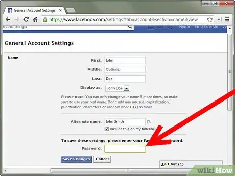 Image titled Change Your Name on Facebook So People Can Search Your Maiden or Married Name Step 8