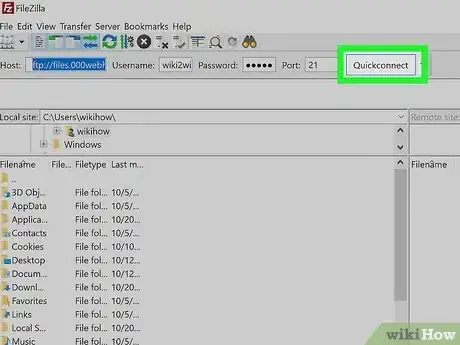 Image titled Use FileZilla Step 7