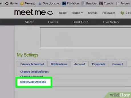Image titled Delete Your MeetMe Account Step 4