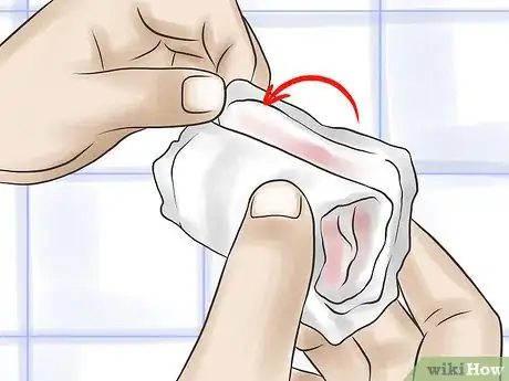 Image titled Change a Sanitary Pad Step 4