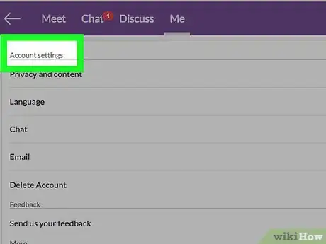 Image titled Delete Your MeetMe Account Step 3