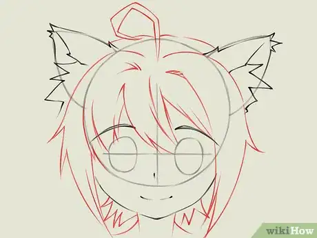 Image titled Draw an Anime Cat Girl Step 06