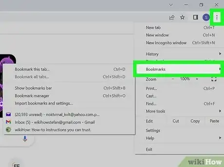 Image titled Access Bookmarks on Google Chrome Step 2