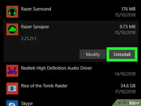 Image titled Uninstall Razer Synapse on PC or Mac Step 2