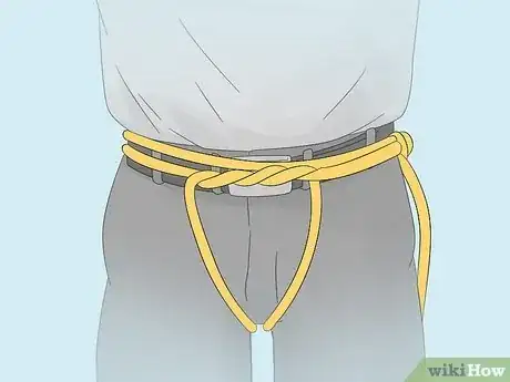 Image titled Tie a Swiss Seat Rappel Harness Step 9