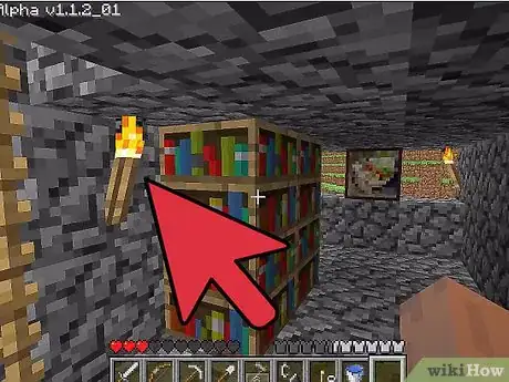 Image titled Make a Bookshelf in Minecraft Step 9