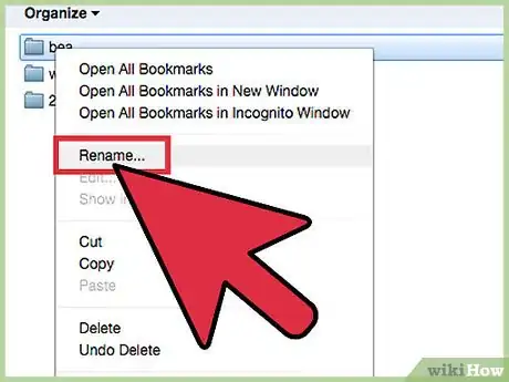 Image titled Organize Chrome Bookmarks Step 8