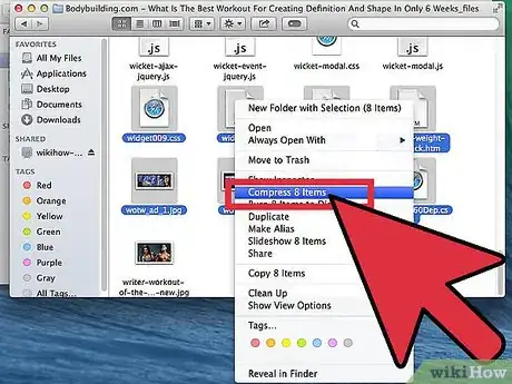 Image titled Zip a File on a Mac Step 3