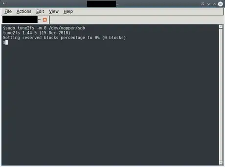 Image titled Linux tune2fs remove reserved space v2.png