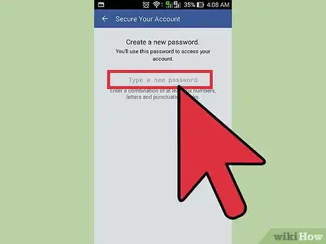 Image titled Change Facebook Password on Android Step 20