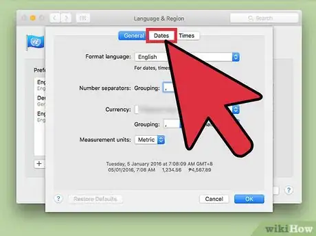Image titled Change the Date Format on a Mac Step 5