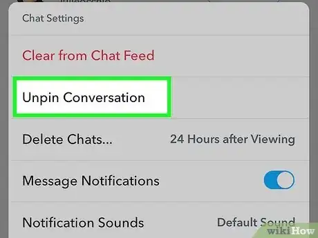 Image titled Unpin Someone on Snapchat Step 5