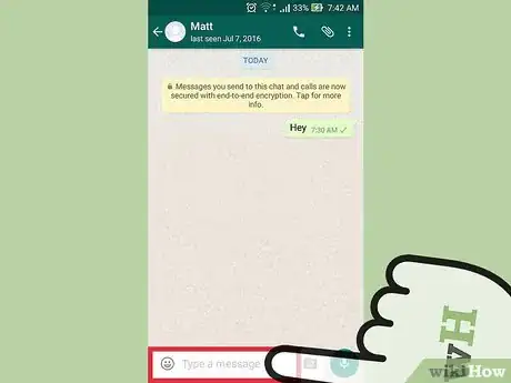 Image titled Write in Italics on WhatsApp Step 4