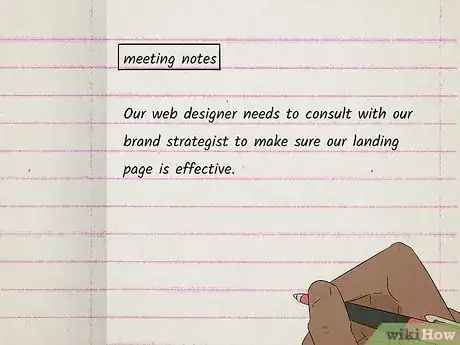 Image titled Take Notes at a Meeting Step 7