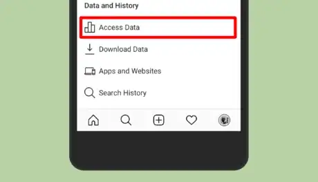Image titled Instagram; access data.png