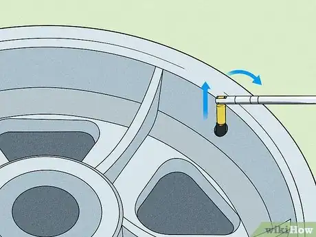 Image titled Install Valve Stems on Tires Step 3