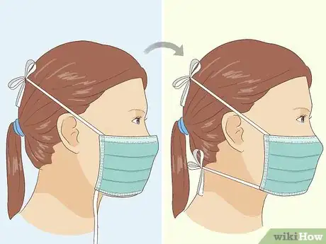 Image titled Put on a Medical Mask Step 9