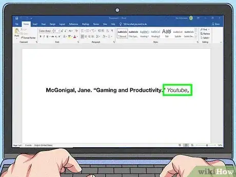 Image titled Cite a YouTube Video in MLA Step 6