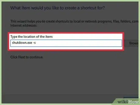 Image titled Make a Shutdown Shortcut in Windows Step 8