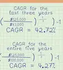 Calculate Compounded Annual Growth Rate