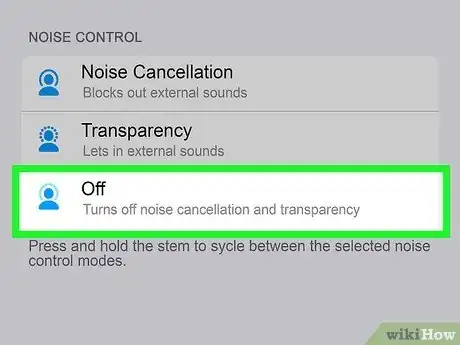 Image titled Turn on Noise Cancelling on Airpods Step 13