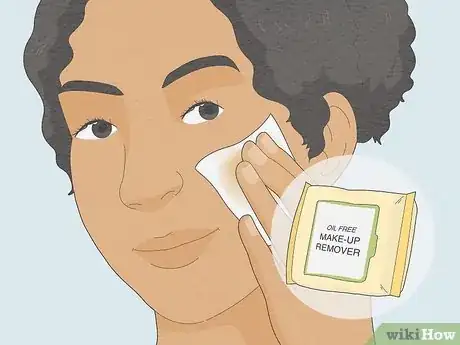 Image titled Wash Your Face with Eyelash Extensions Step 3