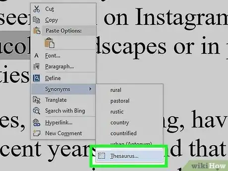 Image titled Use the Thesaurus in Microsoft Word Step 4