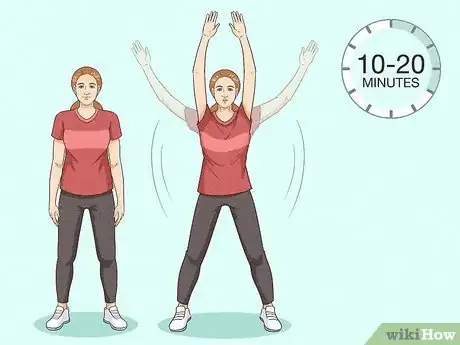 Image titled Perform Jumping Jacks Step 5