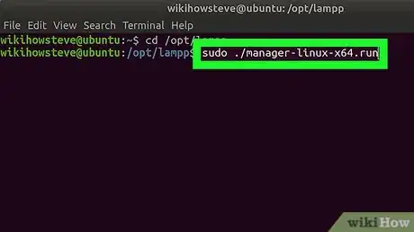 Image titled Install XAMPP on Linux Step 14