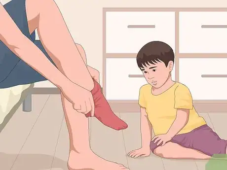 Image titled Teach Children to Put a Sock on a Foot Step 2