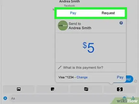 Image titled Send and Request Money with Facebook Messenger Step 18