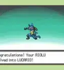 Get Lucario in Pokémon Diamond, Pearl and Platinum