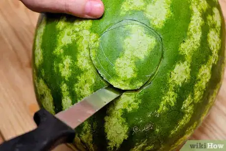 Image titled Plug, Spike, or Cork a Watermelon Step 1