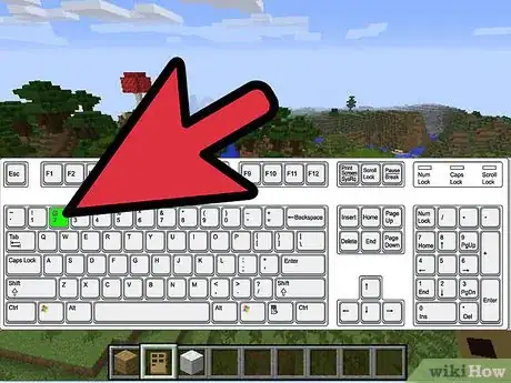 Image titled Drop a Stack of Items in Minecraft Step 1