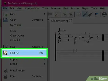 Image titled Convert .GPX to GP5 (with Tuxguitar) Step 25