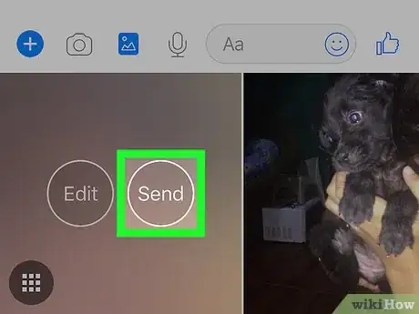 Image titled Post on Facebook Messenger from Your Camera Roll on iPhone or iPad Step 6