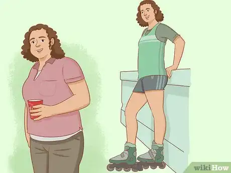 Image titled Lose Weight Rollerblading Step 1