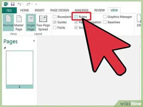 Image titled Use Rulers in Microsoft Publisher Step 1