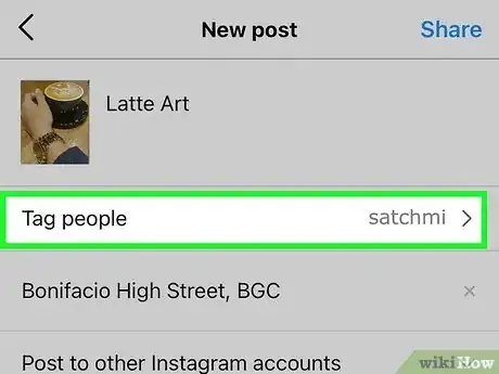 Image titled Add Tags to Instagram Step 5