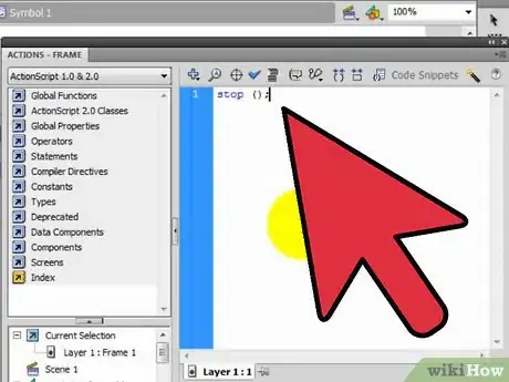 Image titled Program in Flash (Basic Actionscript 2.0) Step 8
