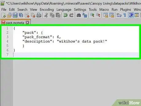 Image titled Make a Minecraft Data Pack Step 6